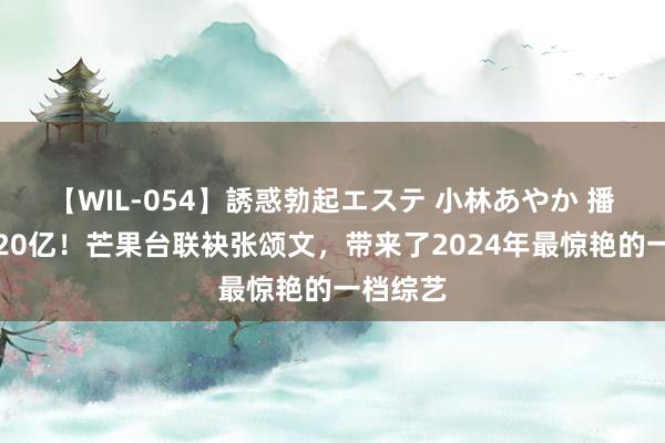 【WIL-054】誘惑勃起エステ 小林あやか 播放量破20亿！芒果台联袂张颂文，带来了2024年最惊艳的一档综艺