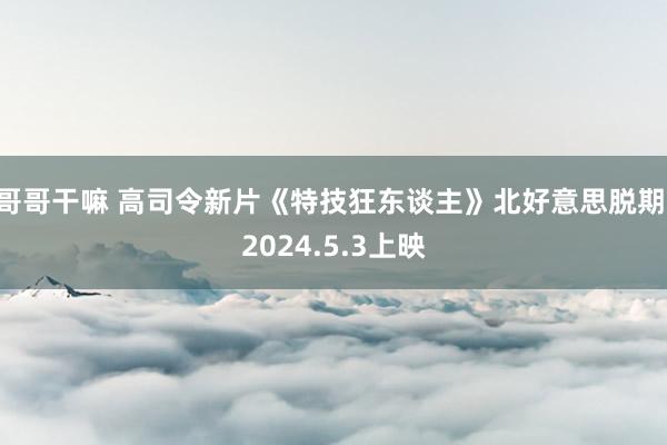 哥哥干嘛 高司令新片《特技狂东谈主》北好意思脱期 2024.5.3上映