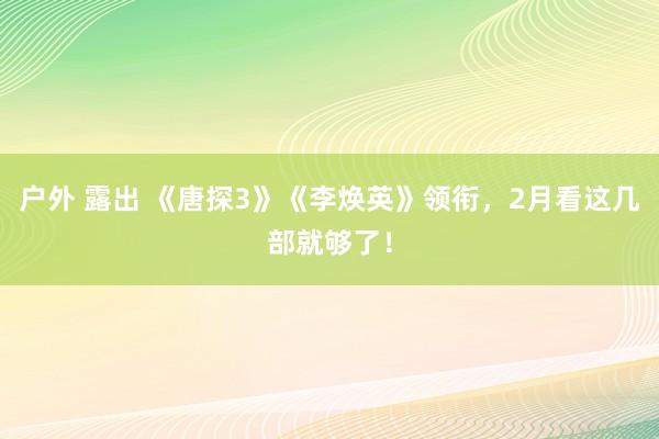 户外 露出 《唐探3》《李焕英》领衔，2月看这几部就够了！